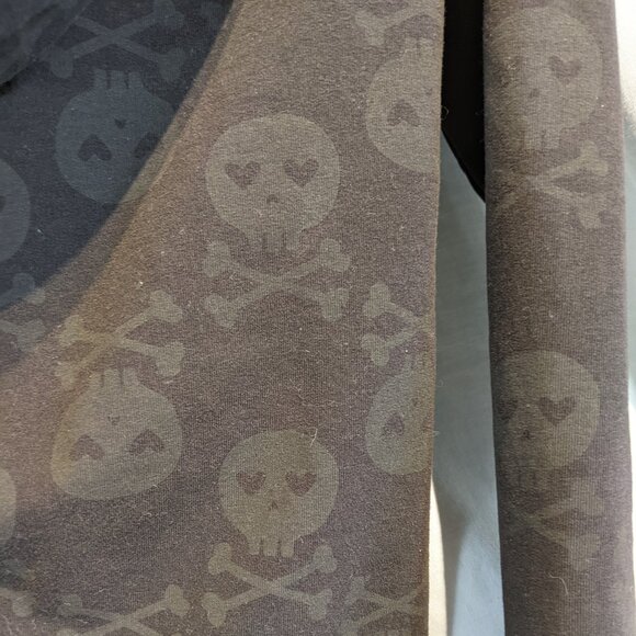 Vintage RARE Abbey Dawn by Avril Lavigne black skull jacket in small! EUC! - Picture 11 of 11